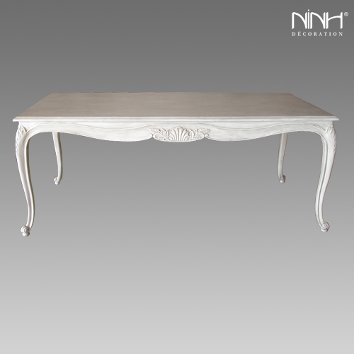 White dinning table